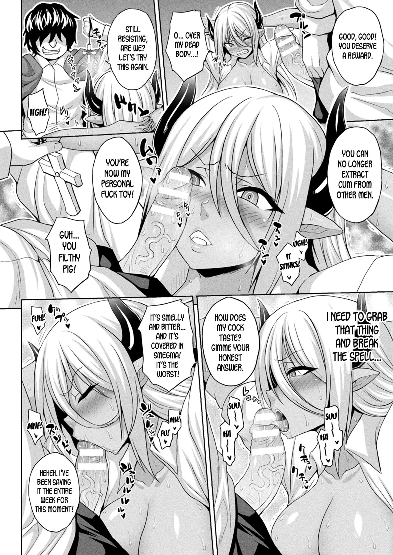 Hentai Manga Comic-Contract of Bitch Succubus-Read-4